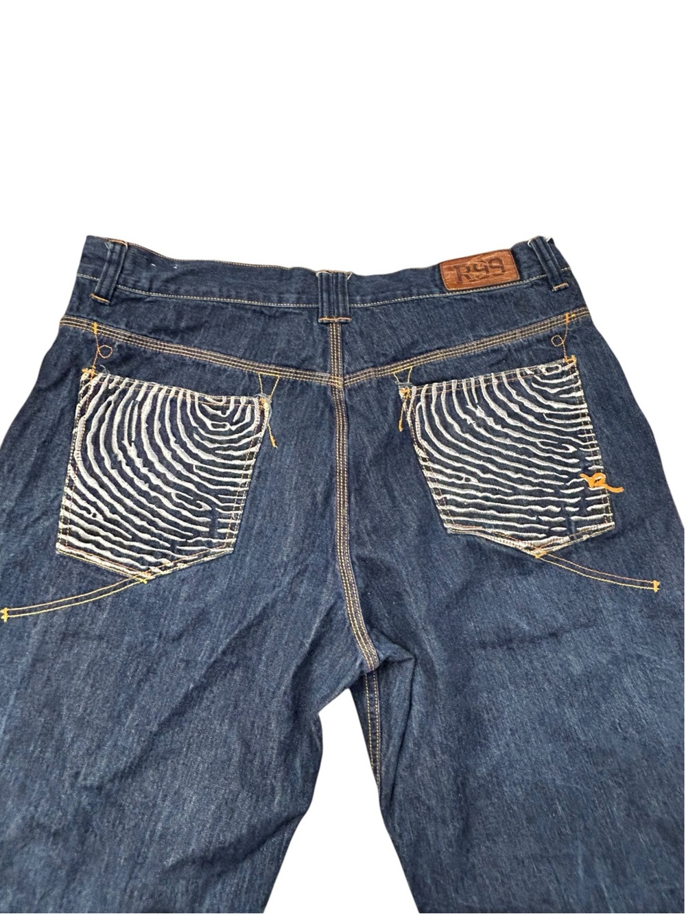 RocaWear Funky Zebra Fingerprint Pocket Menms Y2K R99 Baggy Shorts Hip Hop 42
